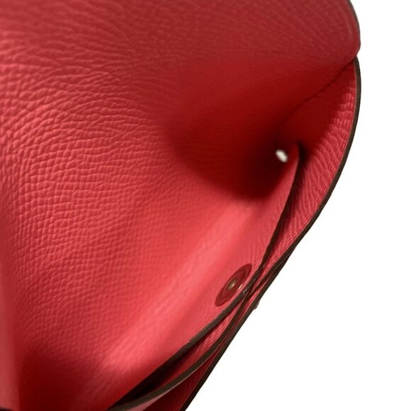 Auth HERMES Calvi Duo - Rose Azalee Veau Epsom B Coin Case - Picture 4 of 11